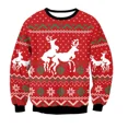 thumbnail image 4 of Suéteres navideños feos, jerséis verdes, sudadera con estampado 3D divertido para fiestas navideñas, sudadera de Jesús para fiestas, cumpleaños y Navidad, 4 of 5