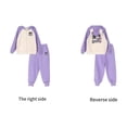thumbnail image 3 of Traje deportivo para niños Sanrioed Anime Kuromi Y2K Chaqueta para niñas Primavera Otoño Chaqueta con capucha Kawaii Abrigo grueso de moda para niños Kawaii, 3 of 5