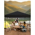 thumbnail image 6 of Ataucjin 10'x10' Pop up Canopy Tent with 210 D Oxford Fabric, Portable Instant Commercial Canopy Including 1Pcs Sidewalls 4 Stakes 4 Ropes 4 Sandbags for Farmers' Market, Patio, Outdoor, Camping, 6 of 6