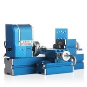 Topchances Mini Motorized Lathe Machine 24W DIY Tool Metal Woodworking Hobby Modelmaking