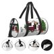 thumbnail image 3 of Fotbe Vintage Buffalo Plaid Christmas Camper Bolsa Deportiva de Lona Plegable con Estampado, Bolsa de Gimnasio con Bolsillo Seco/Húmedo, Bolsa de Viaje Ultraligera de Gran Capacidad, 3 of 6