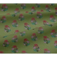 thumbnail image 5 of oneOone Viscose Jersey Fabric Leaves & Floral Block Print Fabric By The Yard 60 Inch Wide, 5 of 5