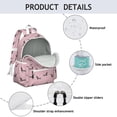 thumbnail image 4 of Cute Cartoon Dachshund Backpack for School,Cute School Bag,Schoolbag with Adjustable Shoulder Straps & Padded Back,13.4"x11"x4.7", 4 of 6