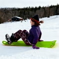 thumbnail image 5 of 1pc Snow Crazy Carpet,Winter Flying Carpet,Generic Flexible Lightweight Roll Up Snow Sled Portable Rolling Snow Slider, Ski Board with Handles for Teens Adult Winter Outdoor Sports (Green-B), 5 of 6