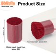 thumbnail image 2 of 20 Rolls Latch Hook Yarn, Latch Hook Kit Yarn Precut Hook Rugs Yarn Making Crochet Bundles for Latch Hook Rug Adults Beginners Tapestry DIY Craft, Hot Pink, 2 of 6