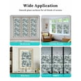 thumbnail image 6 of Window Privacy Film Vintage Garden Stained Glass Window Film Decorative Sun Block Window Cover Modern Art Retro Mountain Lake Tree Window Clings Static Adhesive Sticker for Bathroom 23.6"x59", 6 of 7
