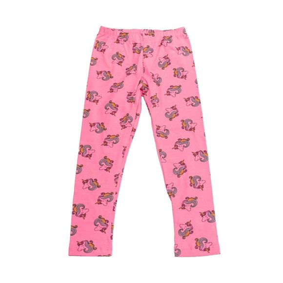 Leggins Simply Basic para Niña con Elástico en Cintura Diseño Unicornios Talla 10 Rosa