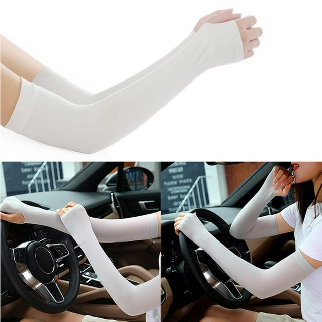maskred Cycling Glove Accessory Hand Arm Protector Protection Breathable Half Finger Sleeve Running Camping Fishing Driving No.4 1Set