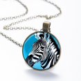 thumbnail image 6 of Zebra Necklace Personalized Custom Photo Round Pendant Adjustable Stainless Steel Necklaces with Gift Box for Men Women Mothers Valentine's Jewelry Gift, 6 of 6