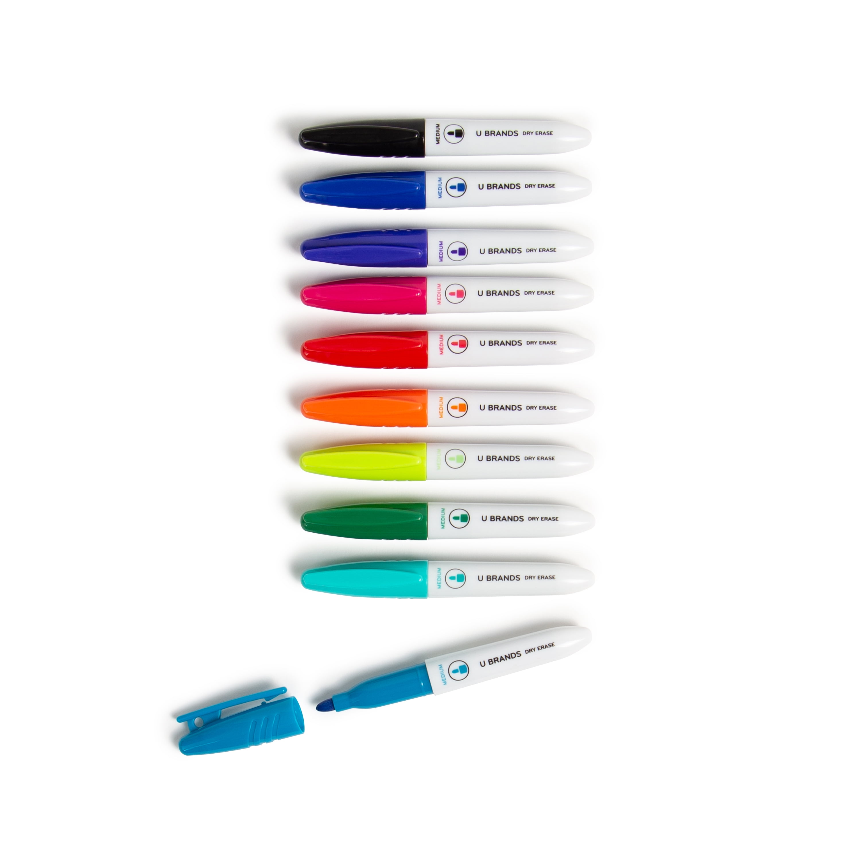 U-Brands Muted Dual-Tip Dry Erase Markers