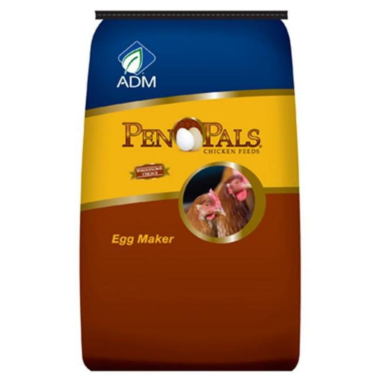 ADM Alliance Nutrition 70010AAA24 50 lbs. Chicken Egg Maker Non-Medicated Feed Pellets