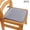Grey, variant on 2 Pack Square Garden Chair Pads Seat Cushion, 15 x 15 Inch Outdoor Cushions for Bistro Patio Dining Chairs, Thick Foam Padding with Non Slip Ties and Water Resistant Fabric
