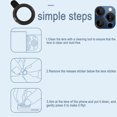 thumbnail image 4 of [5PCS] Phone Camera Lens Protector Compatible with iPhone 14 Pro Max, Tempered Glass Circle Cover, 4 of 5