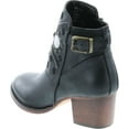 thumbnail image 3 of Gc Shoes Austin Western Ankle Boots Zip Up Metal Studded Stacked Heel Boot, 3 of 7