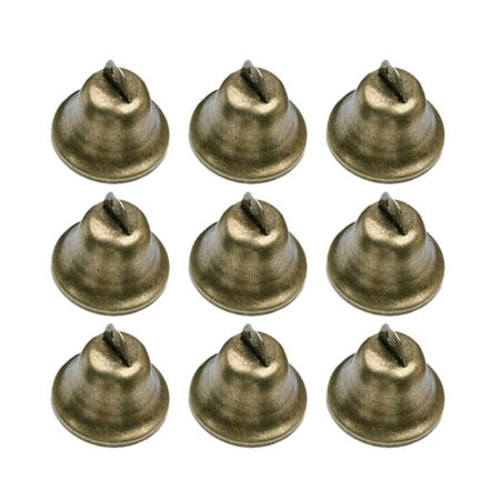 

Tinksky 10pcs DIY Handmade Accessories 38mm Bronze Bell Copper Rattle Bell Party Decor Bell
