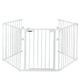 thumbnail image 2 of Costway Verja de Metal 5 en 1 Regulable para Niños Cerca Barrera de Seguridad con Puerta para Chimenea Mascotas Blanco 58 x 74 cm, 2 of 10