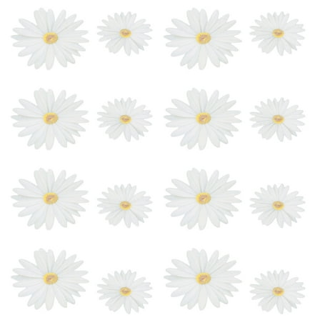 AURARMLET White Paper Daisy Flower Cake Decoration for Weddings Birthdays and Bridal Shower Parties