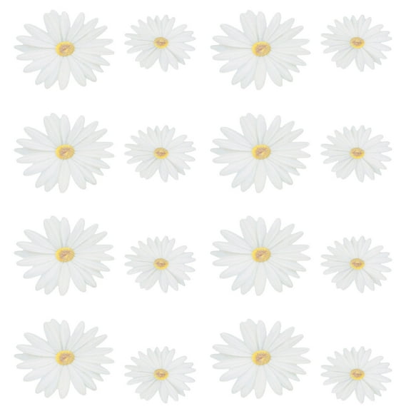 AURARMLET White Paper Daisy Flower Cake Decoration for Weddings Birthdays and Bridal Shower Parties