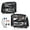 Clear lens Black Housing Clear Reflector, variant on Pair Headlights Lamp Clear / Black Fit for Ford F-250 F-350 Super Duty 1999-2004