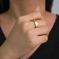 thumbnail image 5 of Faith Love Hope Ribbon Engraved Ring Stainless Steel Couple Rings Trendy Jewelry, 5 of 7