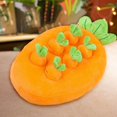 thumbnail image 3 of Fuzzy Pulling Radish Toy Pulling Radish Plush Toy Carrot Strawberry Pineapple Shape Fuzzy Soft Educational Pp Cotton Stuffed Small Pet Rabbit Foraging, 3 of 8