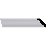 1 5/8"H x 1 5/8"P x 2 1/4"F x 94 1/2"L Odessa Traditional Crown Moulding