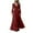 Wine, variant on Lindreshi Fall Dresses for Women Homecoming Dresses Women's Fashion Elegant Long Sleeve Solid Color Sexy V-Neck Large Dress