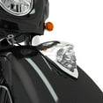 thumbnail image 2 of Indian Motorcycle New OEM Chrome Headdress Fender Emblem, 2883668-156, 2 of 4