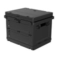thumbnail image 1 of S SERENABLE Boîte de Camping Extérieure Pliable Bac de Rangement pour Pêche Randonnée Auto VR Noir, 1 of 9