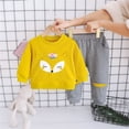 thumbnail image 2 of Caqnni Boy Clothes Baby Fall Winter Outfits 12-18 Months Clothes Outfit Long Sleeve T-Shirt Tee Tops Joggers Casual Pants 2Pcs Clothing Set Homewear Fall Winter Outfit（Yellow，12-18 Months）, 2 of 9