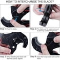 thumbnail image 5 of PVC Plastic Pipe Cutter, 42mm Pipe and Tube Cutter, Cutting Ratchet with Replacement Blade, Heavy Duty Plumber Tube Cutting, 5 of 5