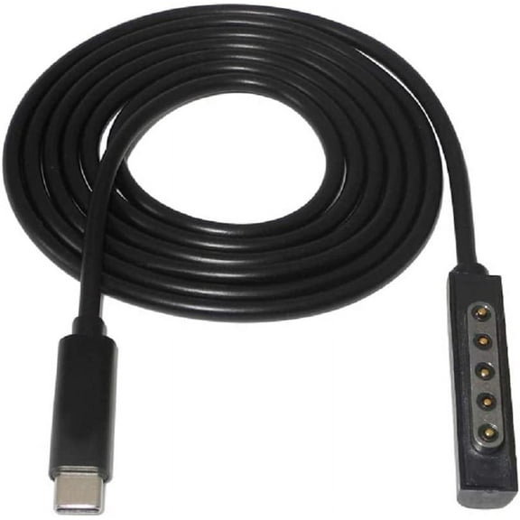 Toptekits PD USB-C Type-C Male Power Supply Charger Adapter Charging Cable Cord for Surface RT RT2 2 Pro Pro2 10.6" Tablet PC(Type-C to Suface RT RT2 Pro2)