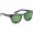 Tortoise/Amber Green Mirror, variant on Breakers Polarized Sunglasses - Gloss Black/Smoke