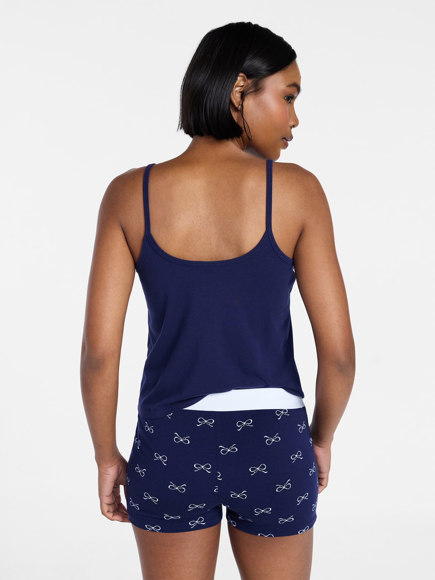 No Boundaries Cami and Boxer Shorts Sleep Set from our Cloud Core Collection, 2-Piece, Women's XXS-3X