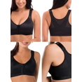 thumbnail image 2 of Women's Gathering Steeless Ring Shockproof Breathable Sports Bra Underwear 5XL Size, 2 of 5