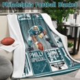 thumbnail image 2 of Philadelphia Blanket Football Gifts for Men Women Soft Fleece Throw Blanket Home Decor Merch, 50x60 Inches, 2 of 4
