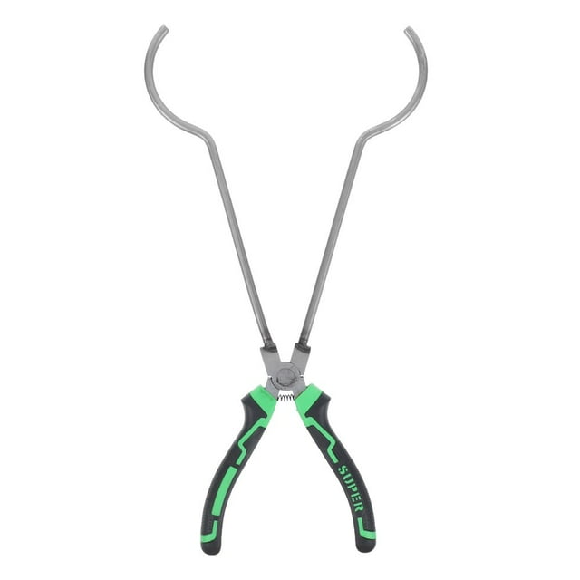 LEEYNEER Metal Smelting Tools Stainless Steel Lifting Tongs Long Handled Design 1Pack For Foundry Operations