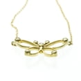 thumbnail image 4 of Pre-Owned Tiffany Butterfly Diamond Necklace Yellow Gold (18K) Diamond Women,Men... (Good), 4 of 13
