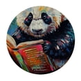 thumbnail image 4 of WYYP Panda Bear Panda Bear Round Tablecloth - Full Width Single-Sided Printing - 100% Polyester Fiber - Outdoor Picnic Camping and Indoor Kitchen Dining Party White, 4 of 8