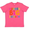 thumbnail image 3 of Inktastic Cutest Big Sis To Be Youth T-Shirt, 3 of 5