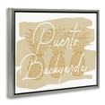 thumbnail image 4 of Stupell Industries Puerto Backyarda Phrase Food & Beverage Painting Gray Floater Framed Canvas Art Print Wall Art, 31 x 25, 4 of 10