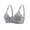 Dark Gray, variant on Bras for Women Fashion No Underwire Seamless Racerback Bralette Full Coverage Tshirt Everyday Bras Dark Gray, Size 44