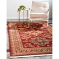 thumbnail image 2 of Unique Loom Sahand Medallion Geometric Rug 10' x 13' Rectangle Red/Tan, 2 of 2