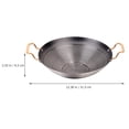 thumbnail image 4 of Casserole en Acier Inoxydable Double Poignée Casserole de Cuisine en Acier Inoxydable Casserole Sèche, 4 of 6