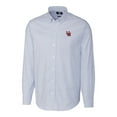 thumbnail image 2 of Men's Cutter & Buck Powder Blue Ole Miss Rebels Vault Big & Tall Oxford Stripe Long Sleeve Button-Down Shirt, 2 of 3