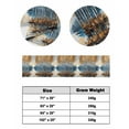 thumbnail image 6 of Xipuska Oil Painted Bed Runners for King Size Bed, Decorative Bed Throws for Foot of Bed, Blue Yellow Tree Impressionist Forest Bed Runner Sofa Throw Bedding Scarf Protector Slipcover for Bedroom, 6 of 6