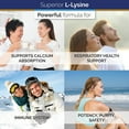 thumbnail image 5 of Superior Labs 100% Pure L-Lysine Amino Acid Supplements Vegetable Capsules 500mg, Gluten-Free, 120 Count, 5 of 8