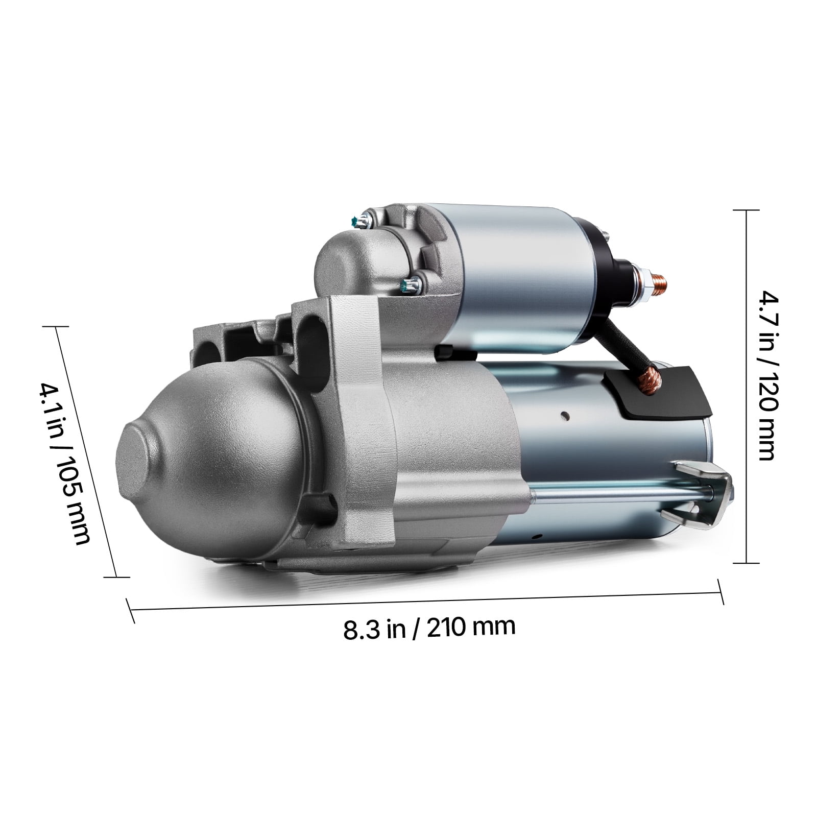 VEVOR Starter 6494, Starter Motor Replacement Compatible with Buick Rainier V8 5.3L 2004-2007,Cadillac Escalade V8 5.3L 2003-2005,Chevrolet GMC Isuzu Saab, OEM 12568051 89-01-7440 89017440 SDR0270