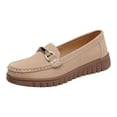 thumbnail image 3 of Mostsola Loafers for Women Suede Wedge Penny Loafers Comfort Slip on Driving Walking Shoes, 3 of 9