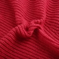 thumbnail image 5 of Fashion Women Solid Long Sleeve Pullove Turtleneck-Neck Casual Sweater Tops On Seasonal Red 10(XL), 5 of 6